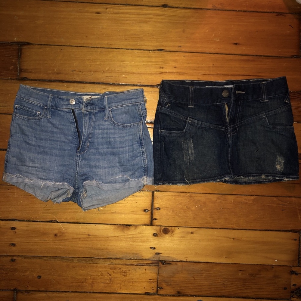 BUNDLE denim skirt and shorts